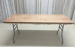 6 ft long table