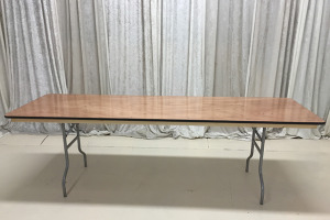 8 ft. long table