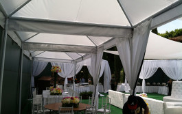 Wedding tenting services